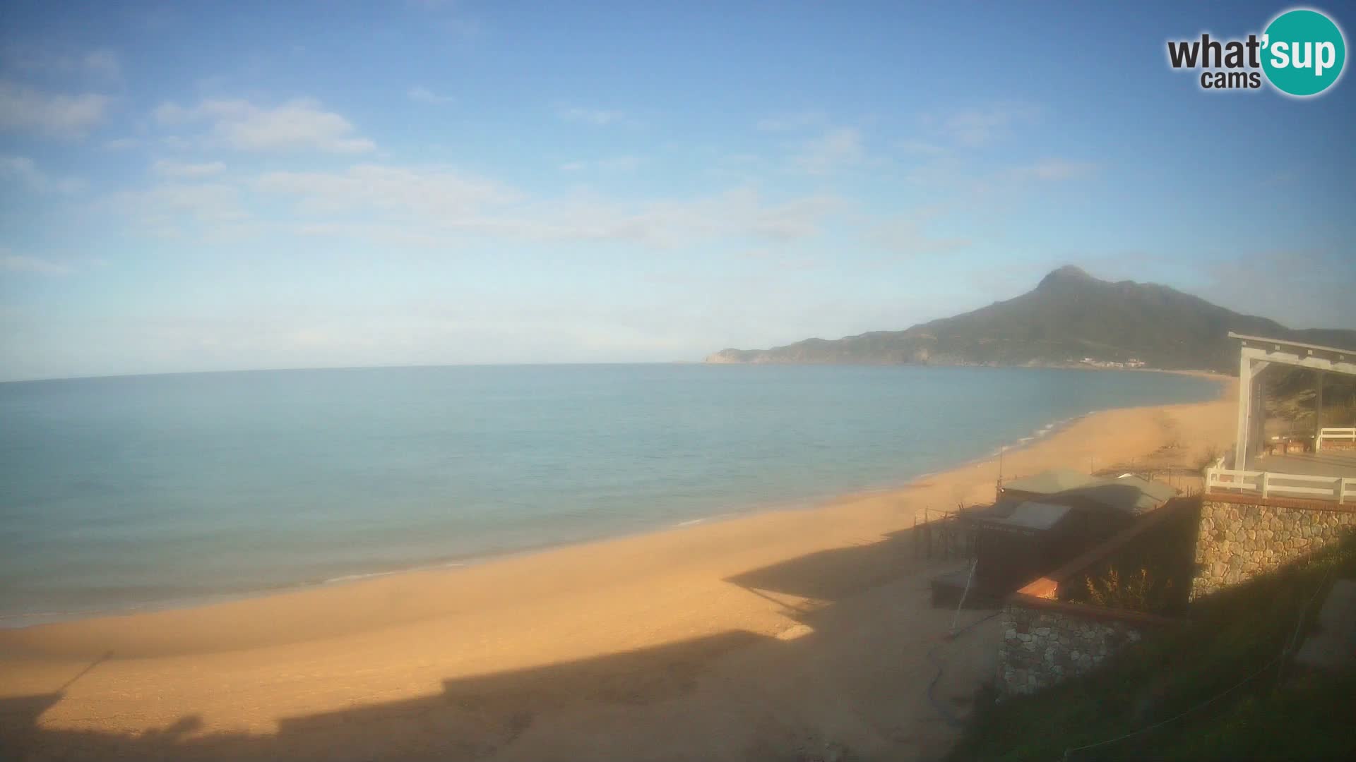 Spiaggia San Nicolò Buggerru webcam | Sardegna