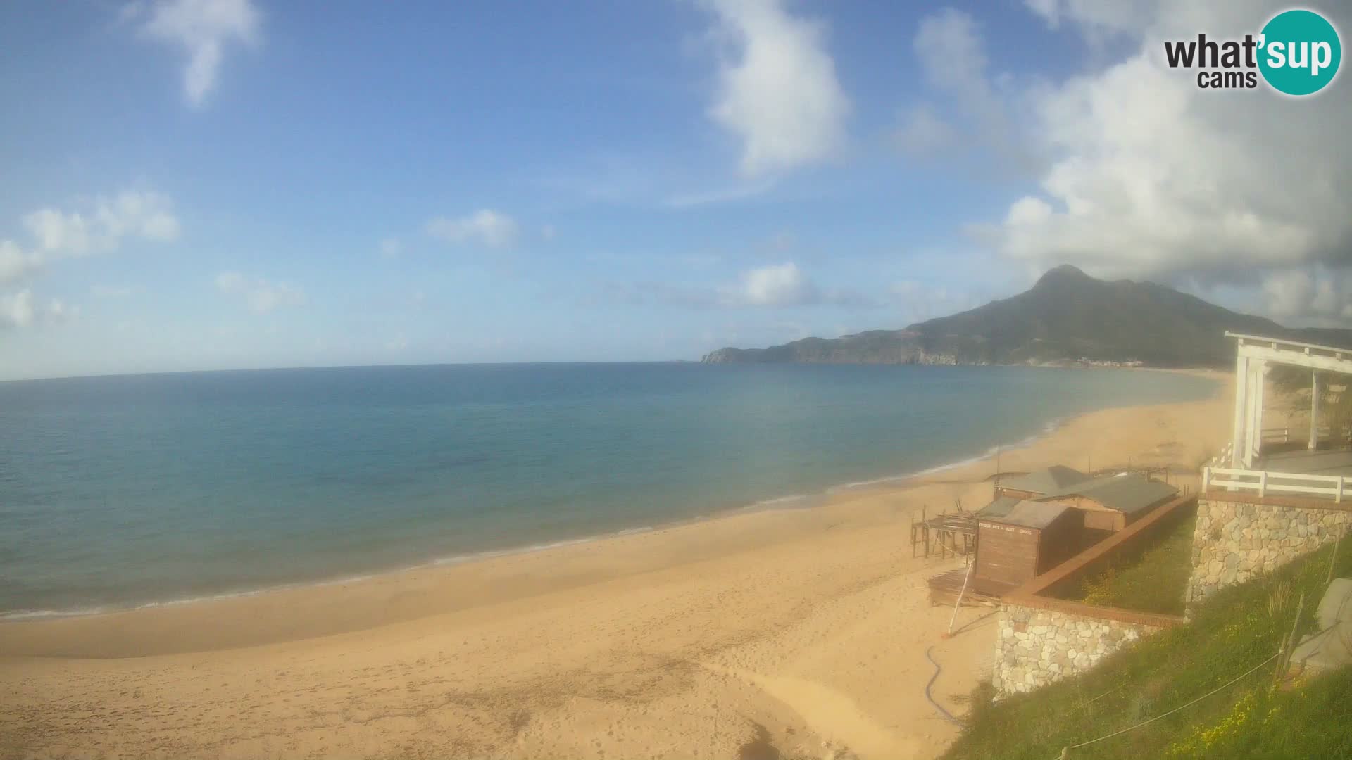 Spiaggia San Nicolò Buggerru webcam | Sardegna