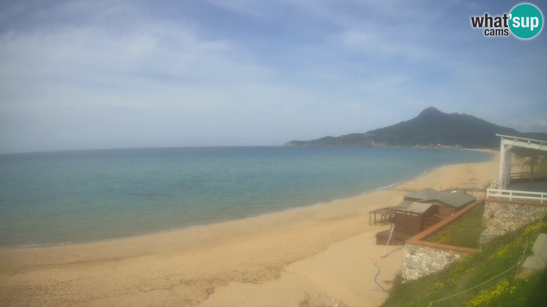 Spiaggia San Nicolò Buggerru webcam | Sardegna