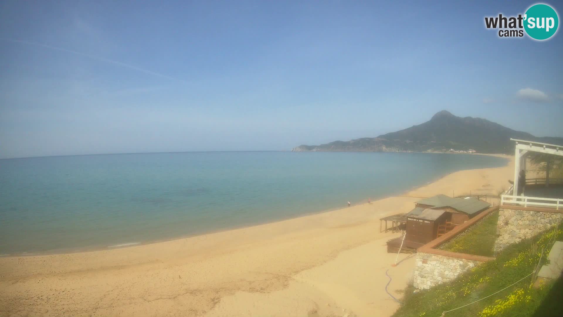 Spiaggia San Nicolò Buggerru webcam | Sardegna