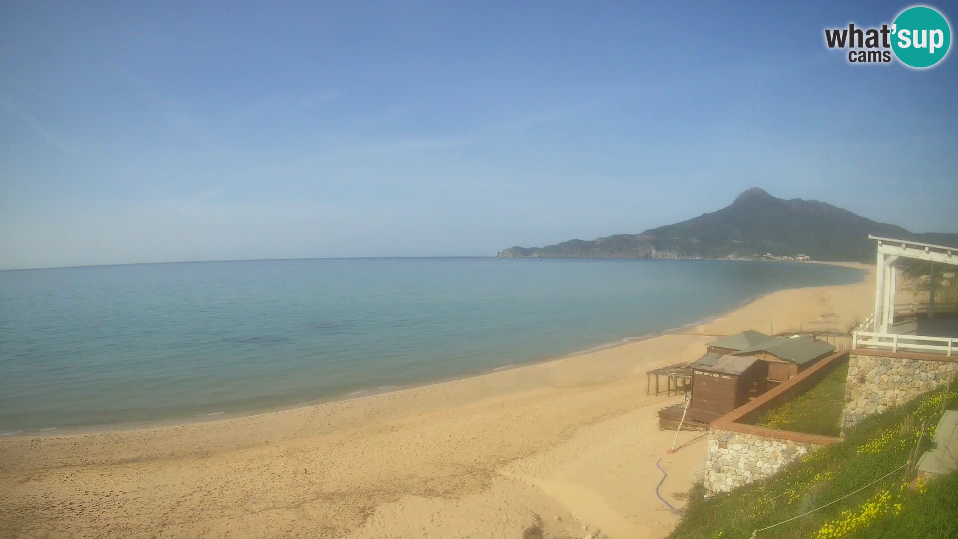 Spiaggia San Nicolò Buggerru webcam | Sardegna