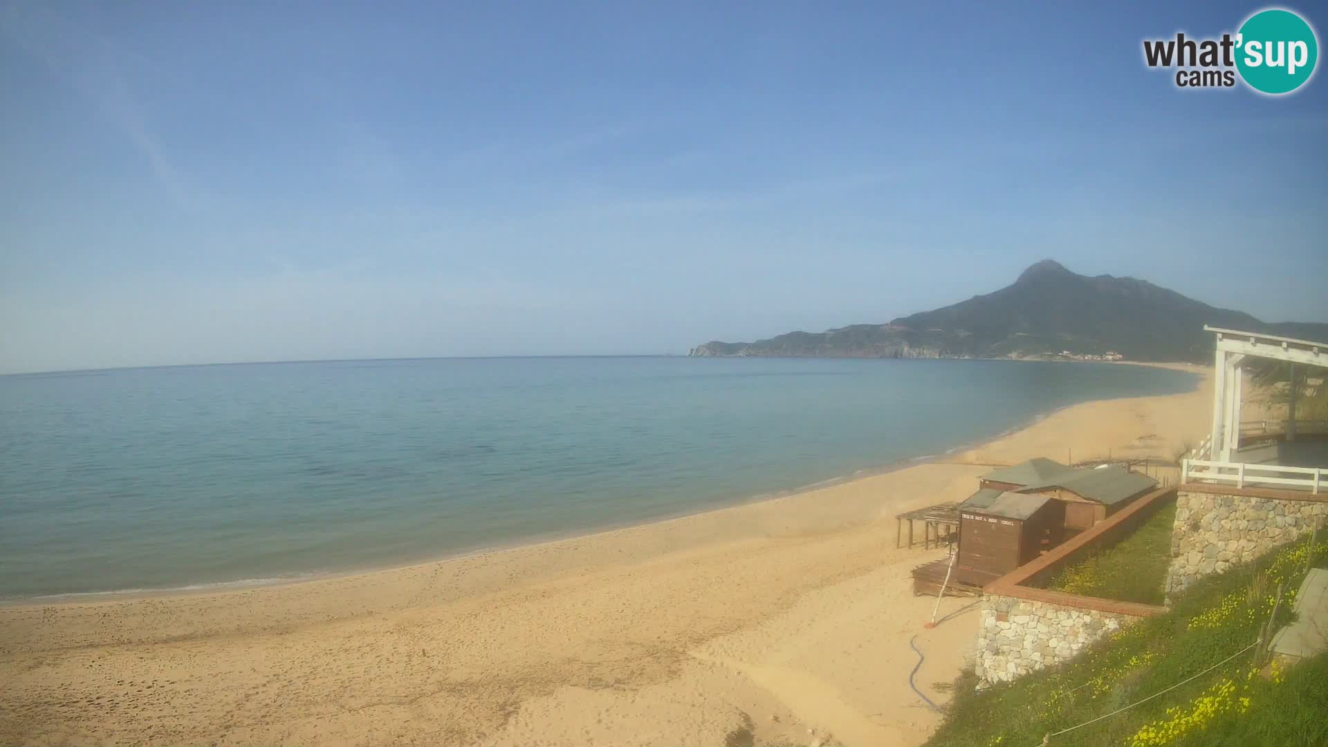 Spiaggia San Nicolò Buggerru webcam | Sardegna