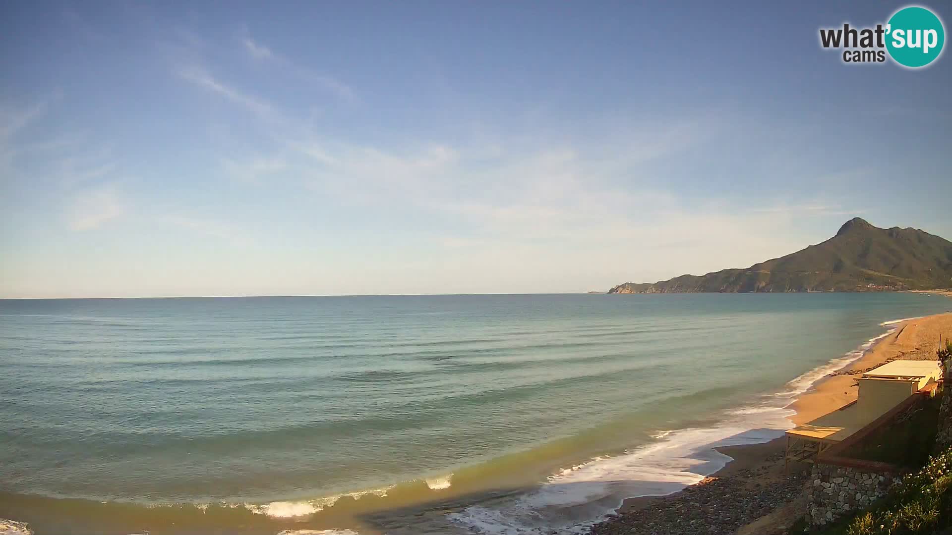 Spiaggia San Nicolò Buggerru webcam | Sardegna