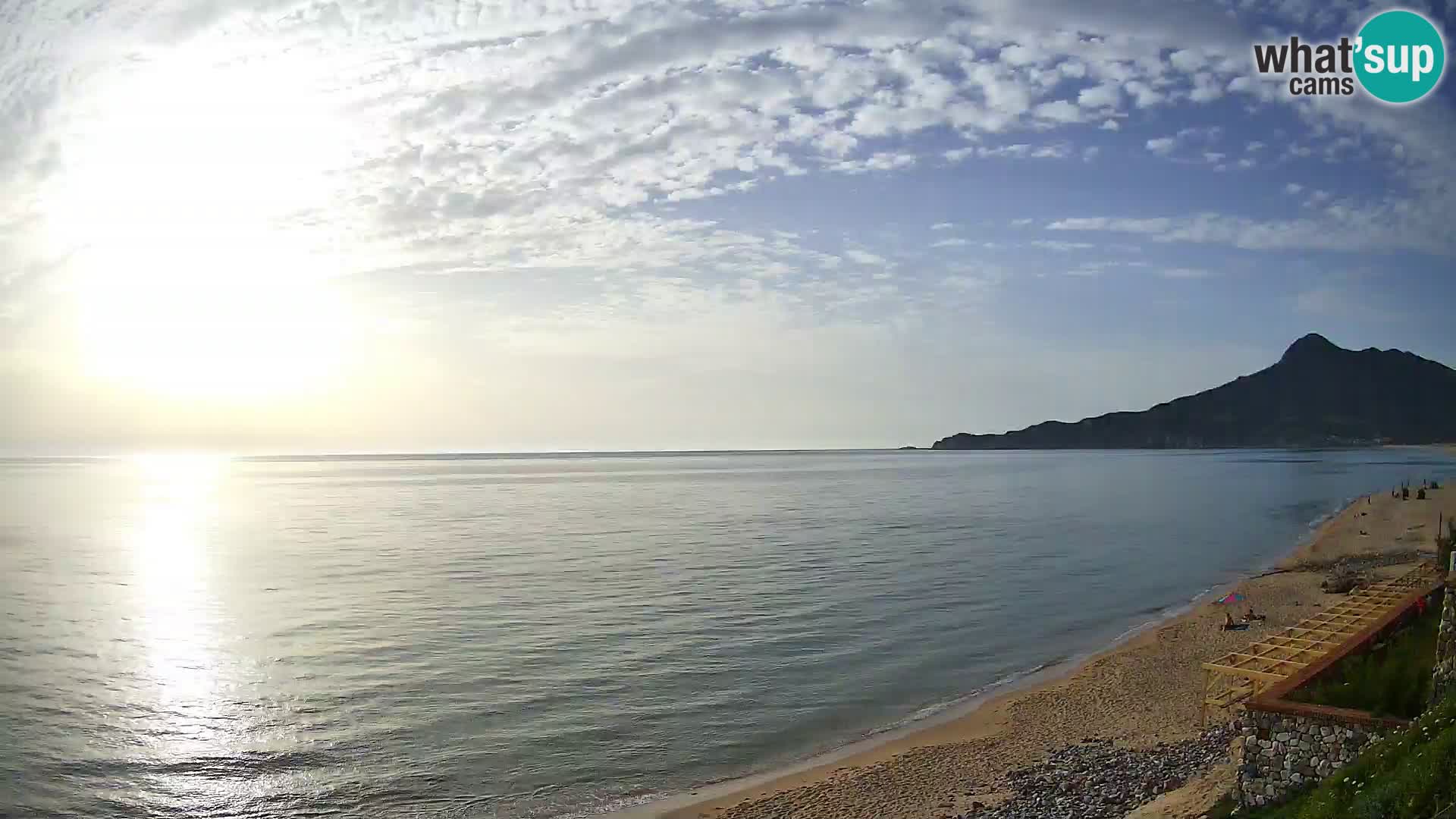 Spiaggia San Nicolò Buggerru webcam | Sardegna