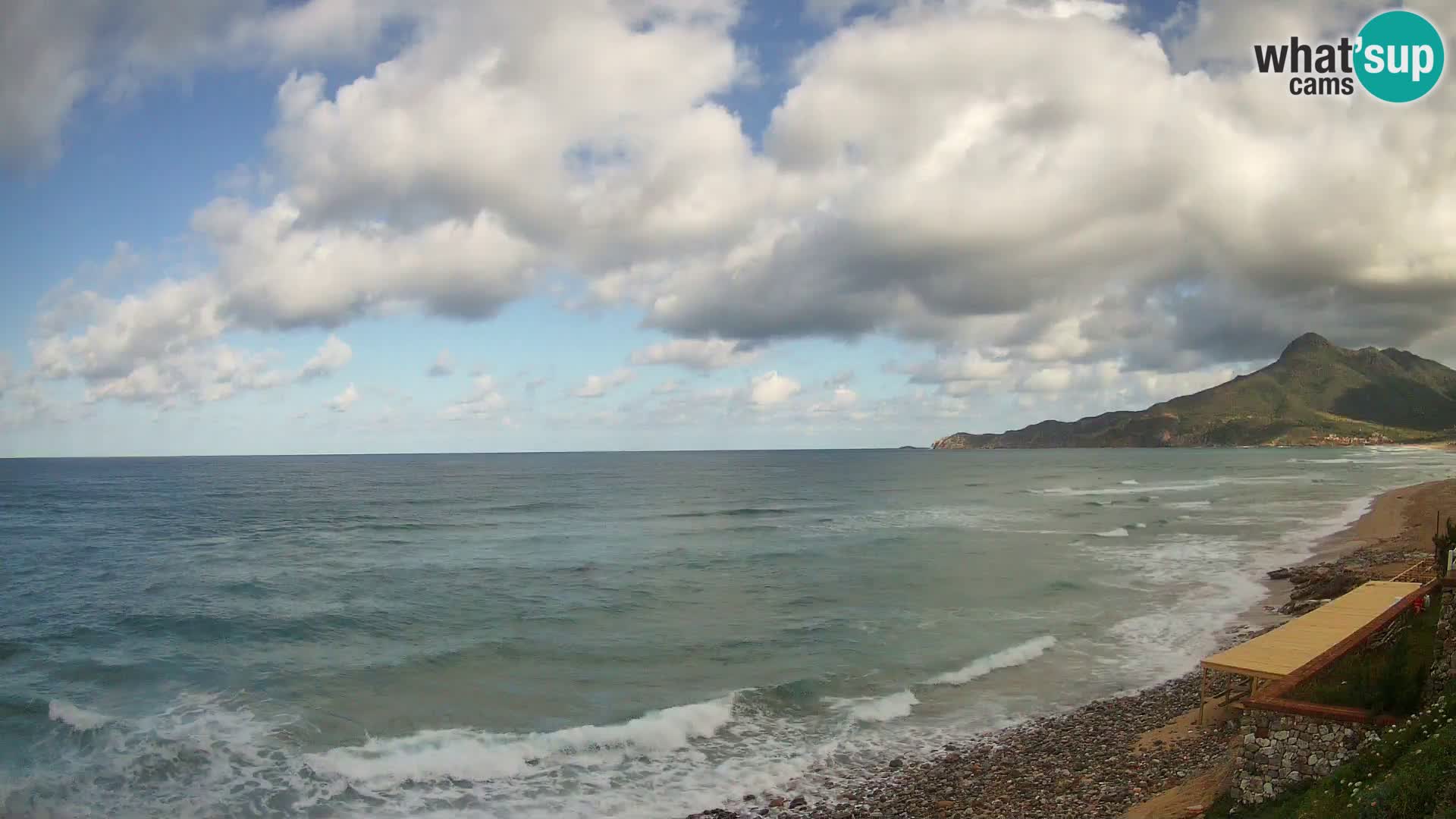 Spiaggia San Nicolò Buggerru webcam | Sardegna