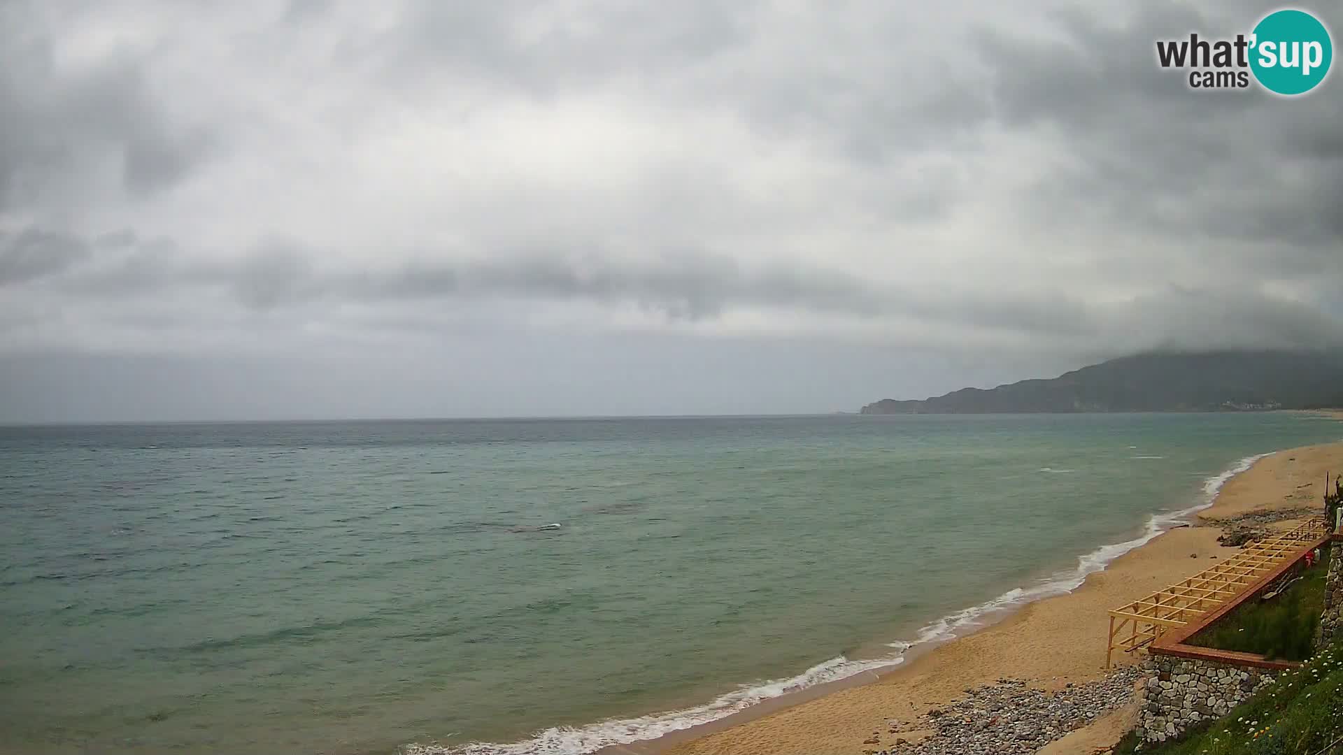Spiaggia San Nicolò Buggerru webcam | Sardegna