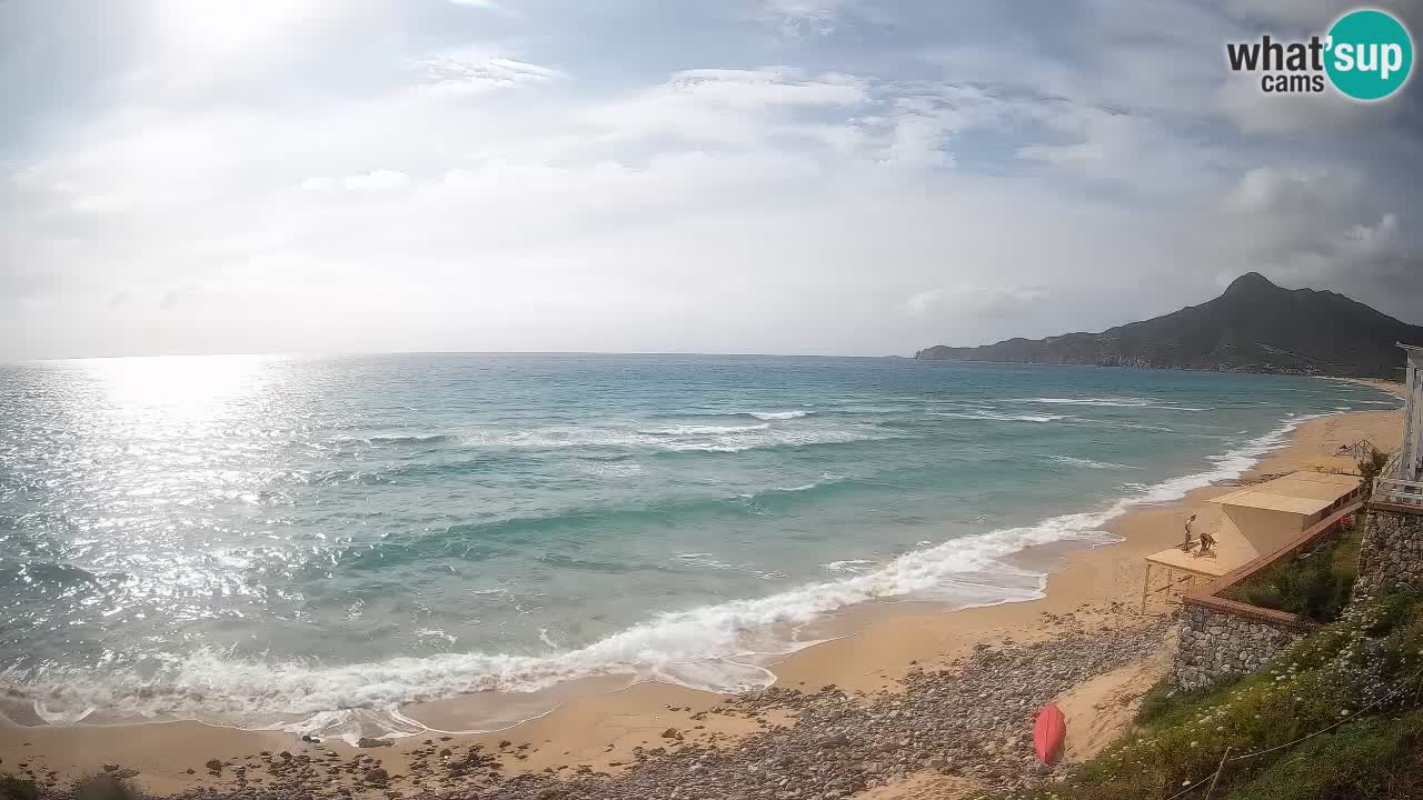Spiaggia San Nicolò Buggerru webcam | Sardegna