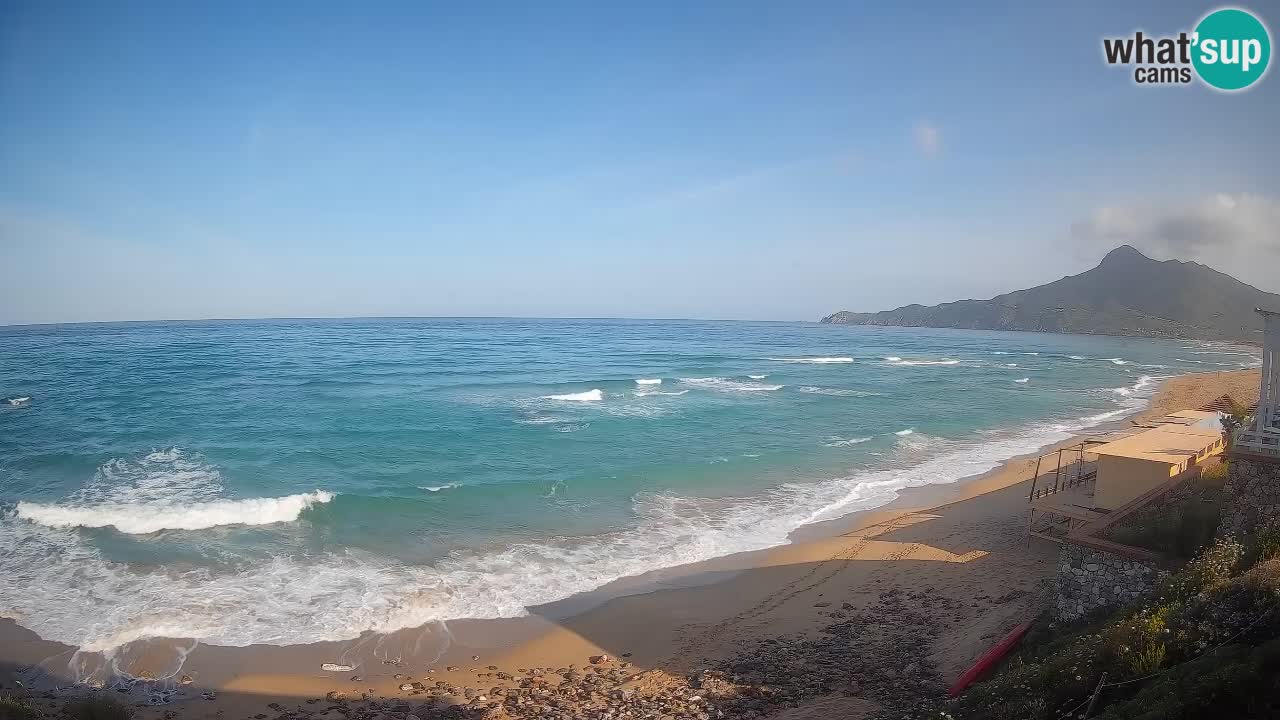 Spiaggia San Nicolò Buggerru webcam | Sardegna