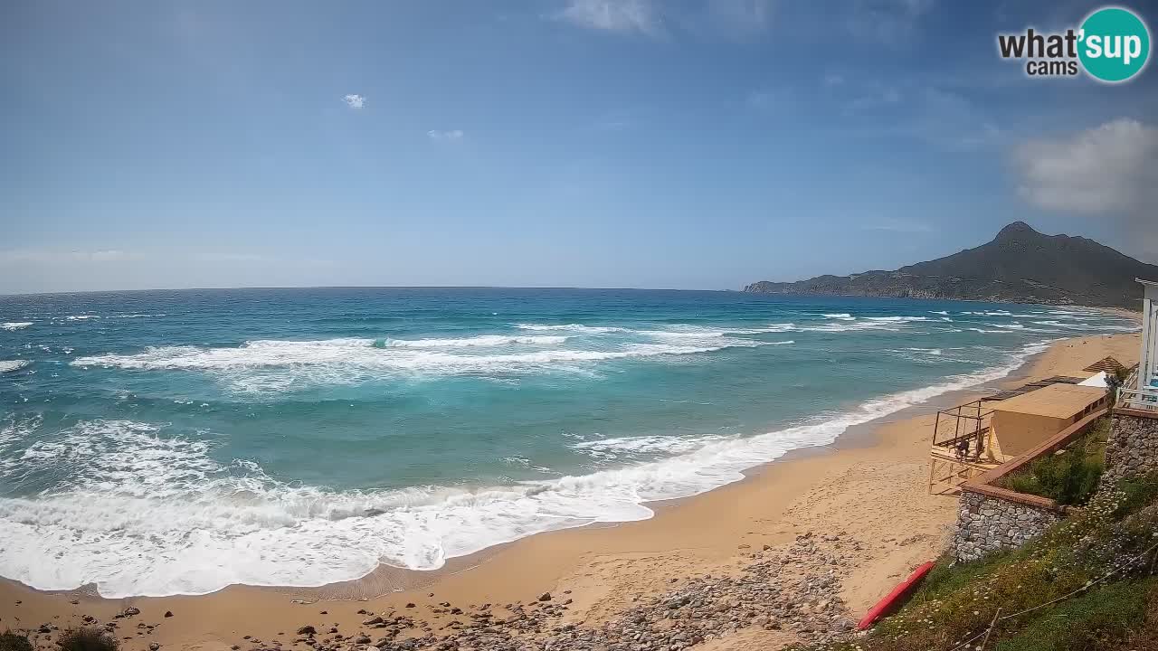 Spiaggia San Nicolò Buggerru webcam | Sardegna