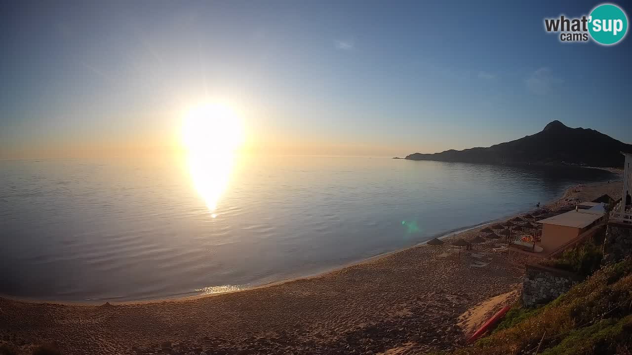 Spiaggia San Nicolò Buggerru webcam | Sardegna