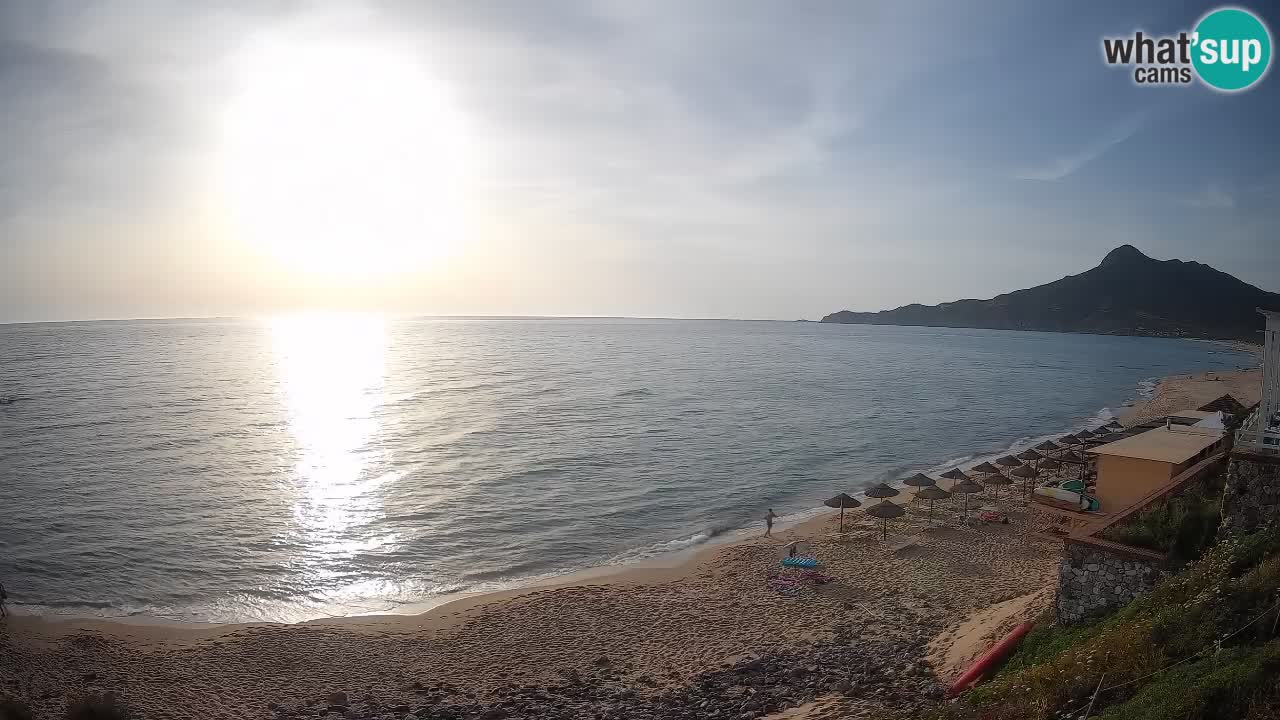 Spiaggia San Nicolò Buggerru webcam | Sardegna