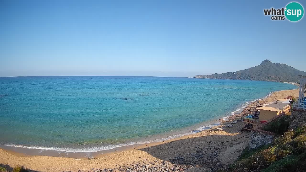 Spiaggia San Nicolò Buggerru webcam | Sardegna