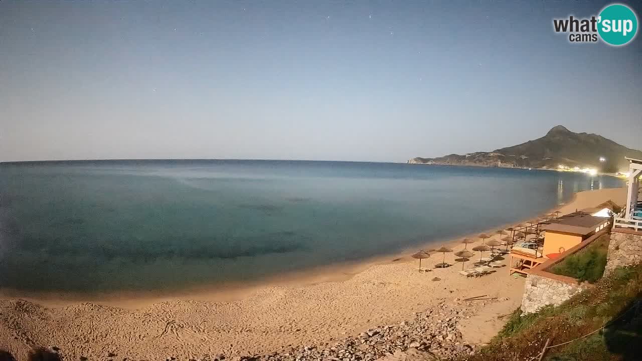 Spiaggia San Nicolò Buggerru webcam | Sardegna