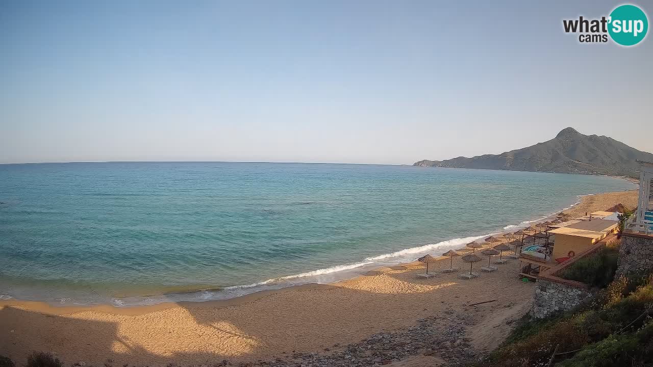 Spiaggia San Nicolò Buggerru webcam | Sardegna