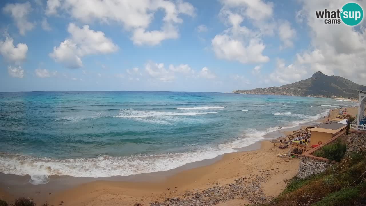 Spiaggia San Nicolò Buggerru webcam | Sardegna