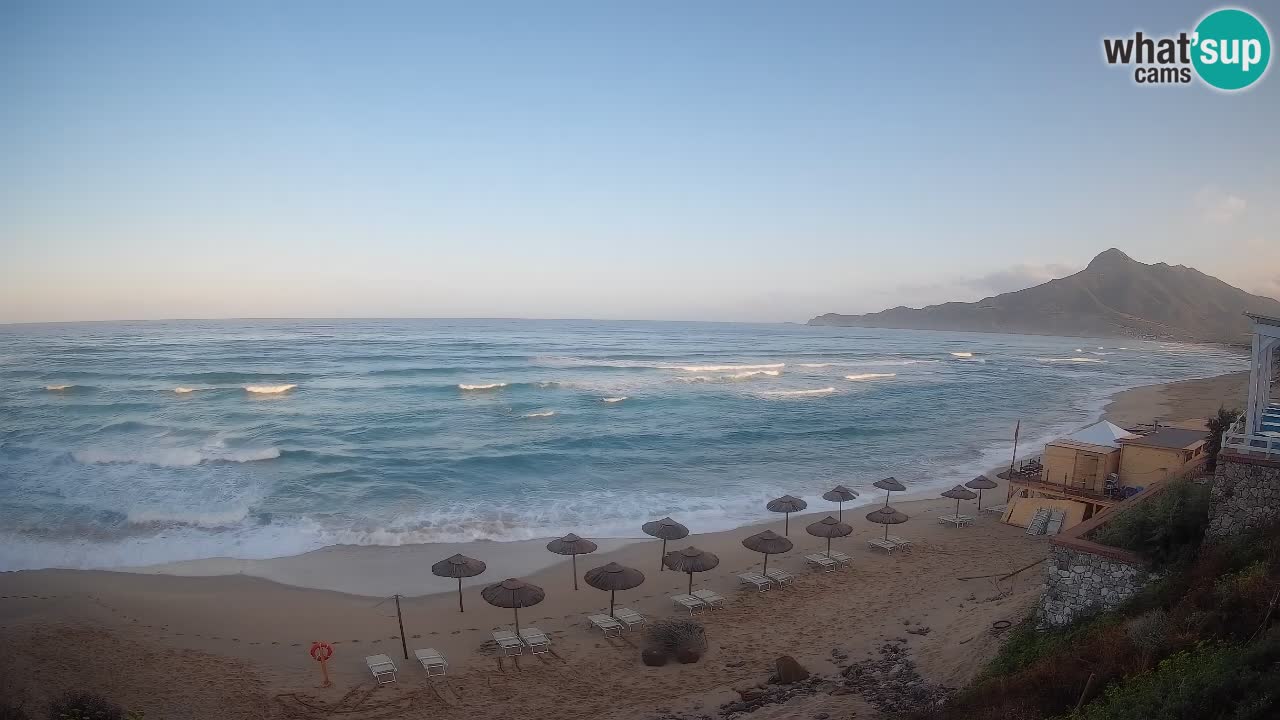Spiaggia San Nicolò Buggerru webcam | Sardegna
