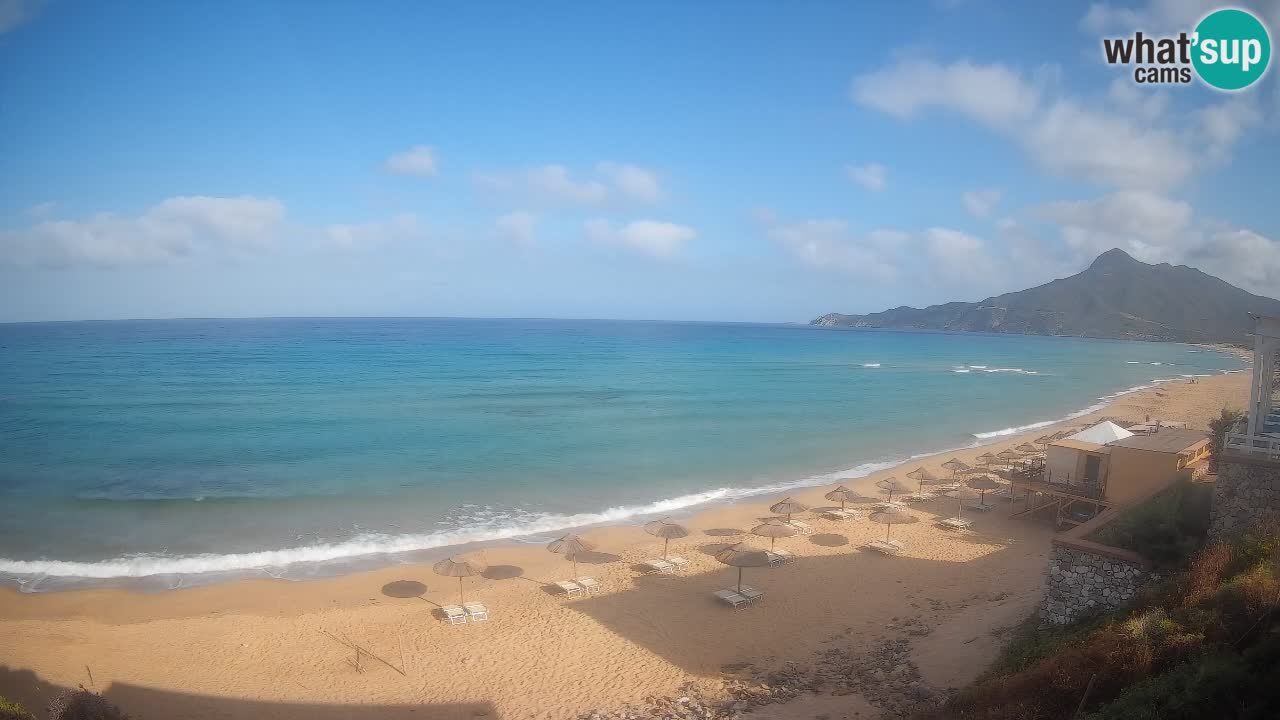 Spiaggia San Nicolò Buggerru webcam | Sardegna