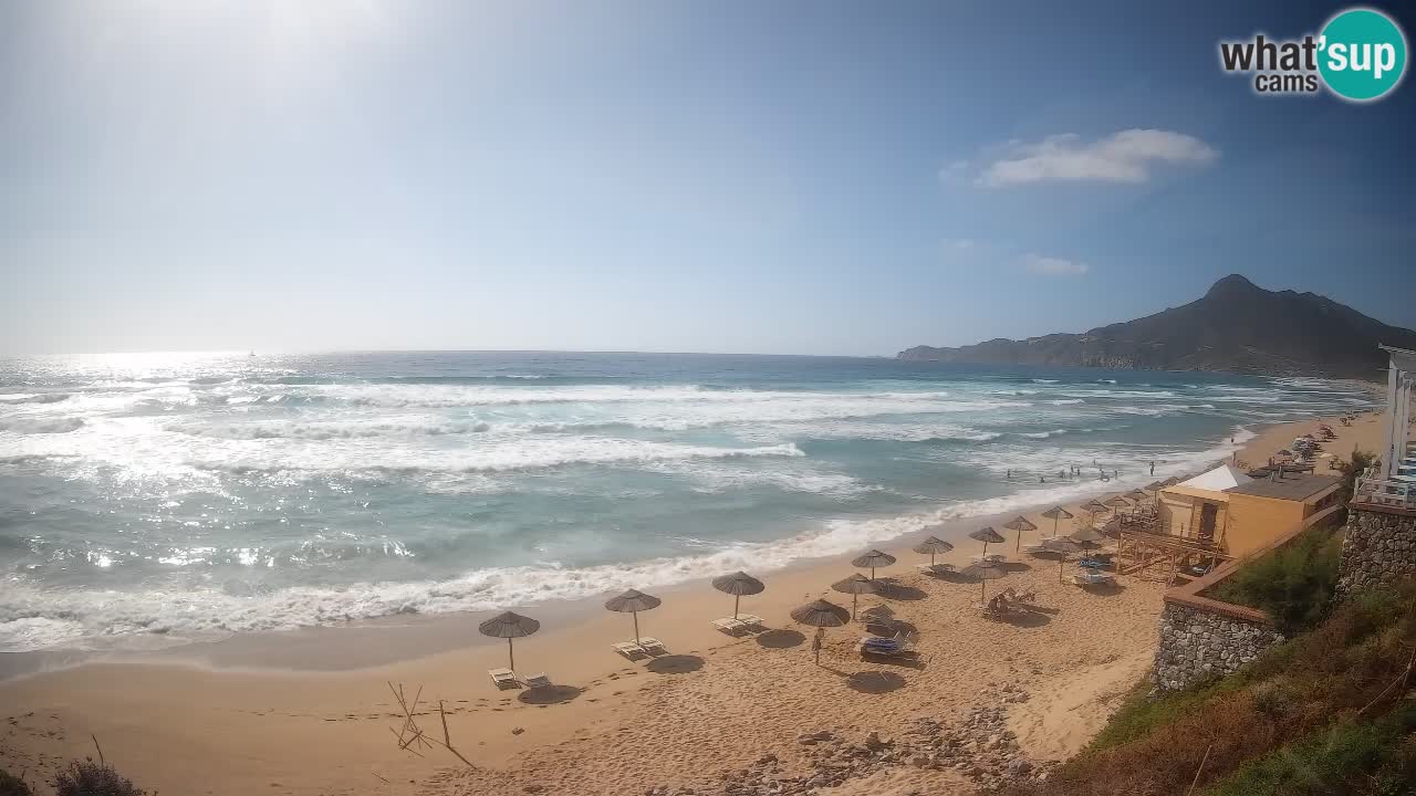 Spiaggia San Nicolò Buggerru webcam | Sardegna