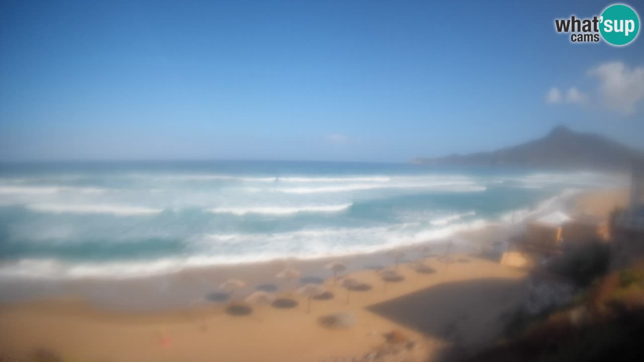 Spiaggia San Nicolò Buggerru webcam | Sardegna