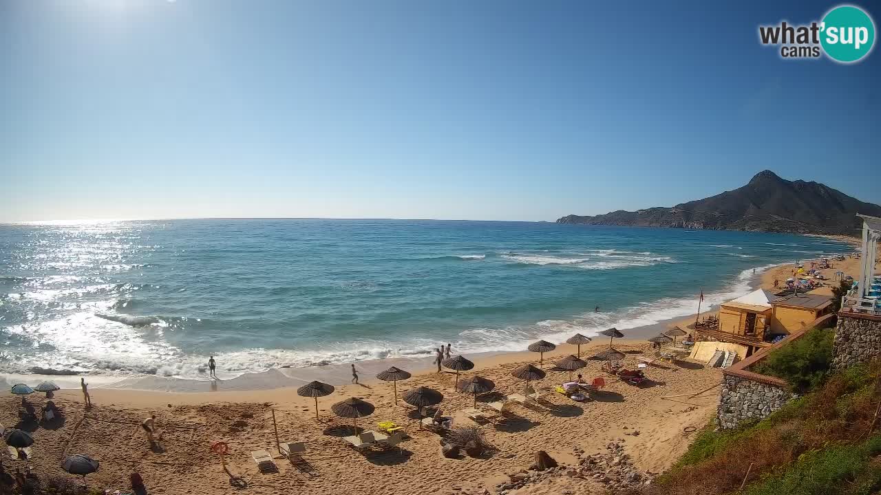 Webcam Sardinien | Buggerru San Nicolò Strand