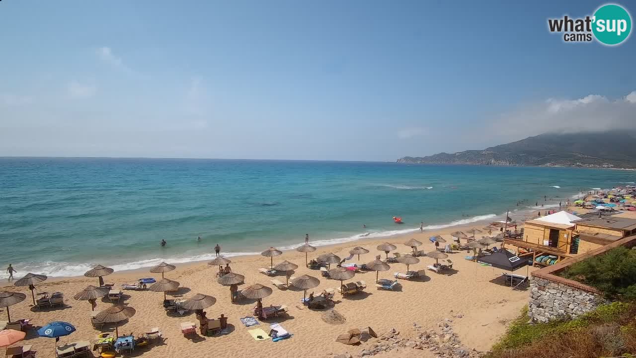Spiaggia San Nicolò Buggerru webcam | Sardegna