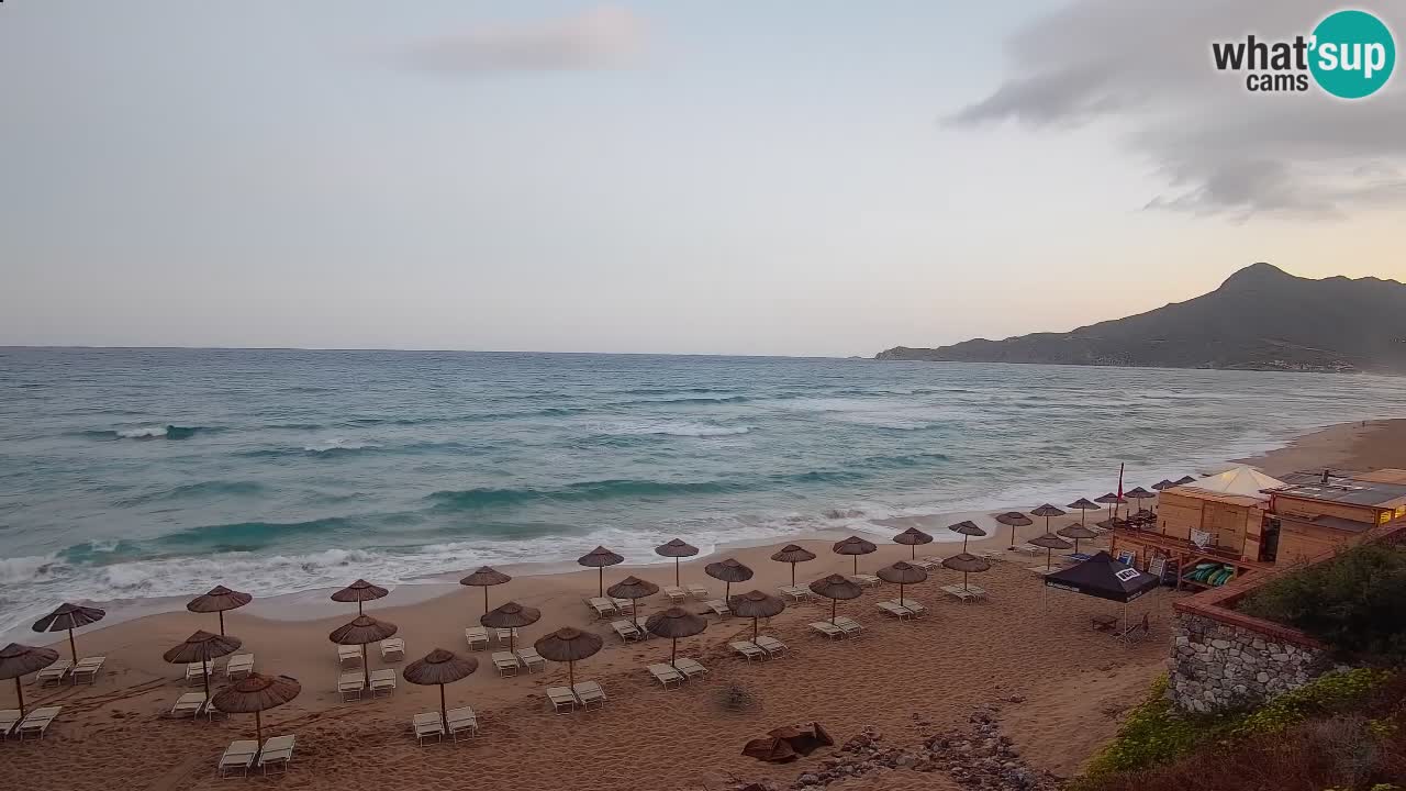 Spiaggia San Nicolò Buggerru webcam | Sardegna