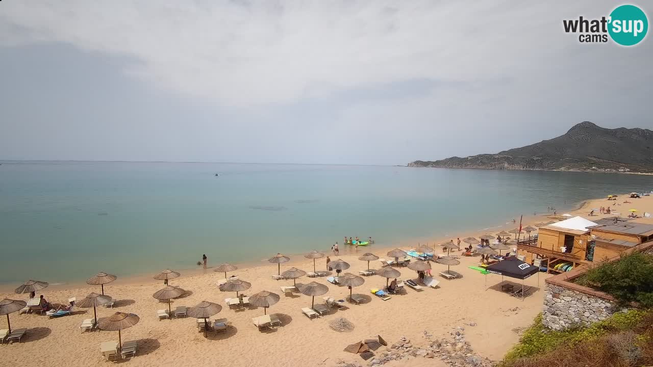 Spiaggia San Nicolò Buggerru webcam | Sardegna