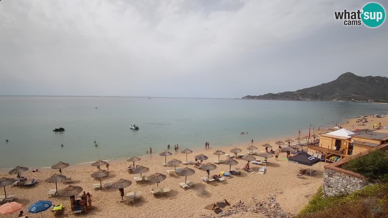 Spiaggia San Nicolò Buggerru webcam | Sardegna