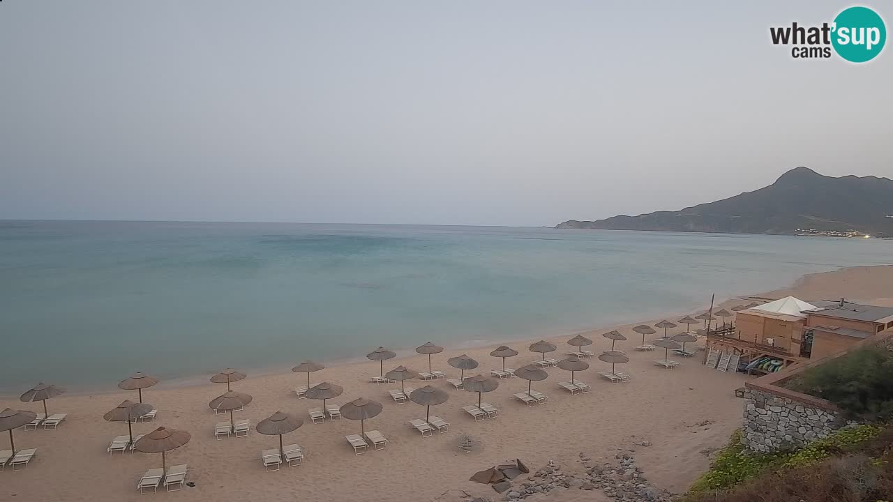 Spiaggia San Nicolò Buggerru webcam | Sardegna