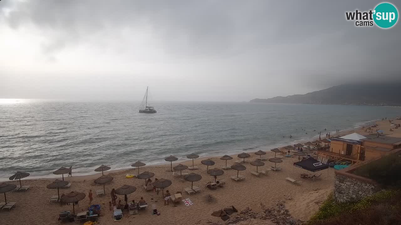 Spiaggia San Nicolò Buggerru webcam | Sardegna