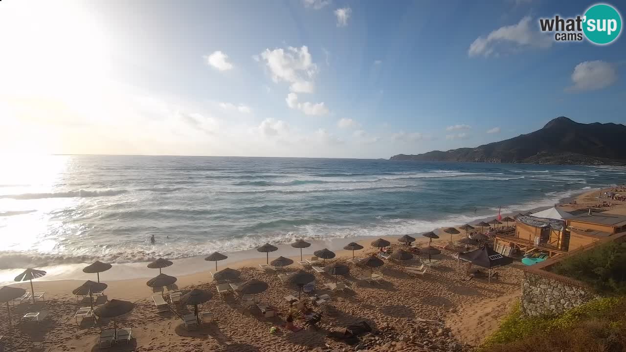 Spiaggia San Nicolò Buggerru webcam | Sardegna