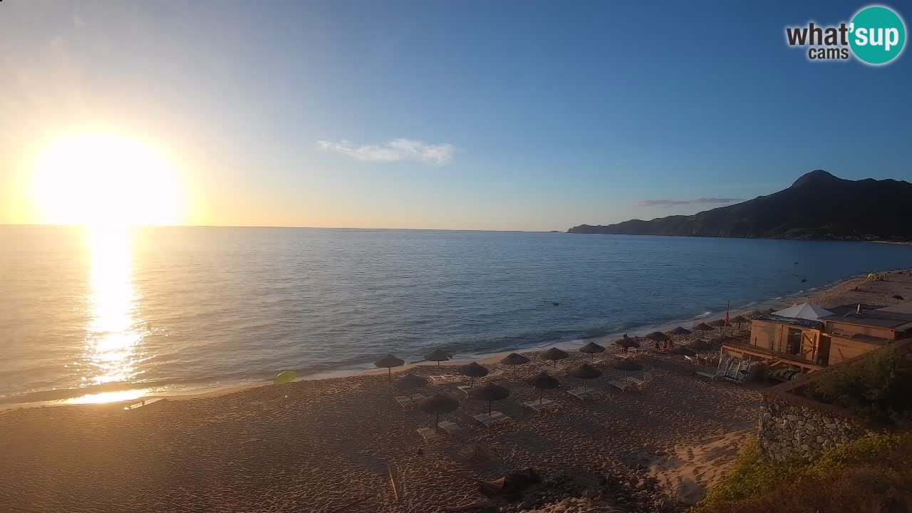 Spiaggia San Nicolò Buggerru webcam | Sardegna