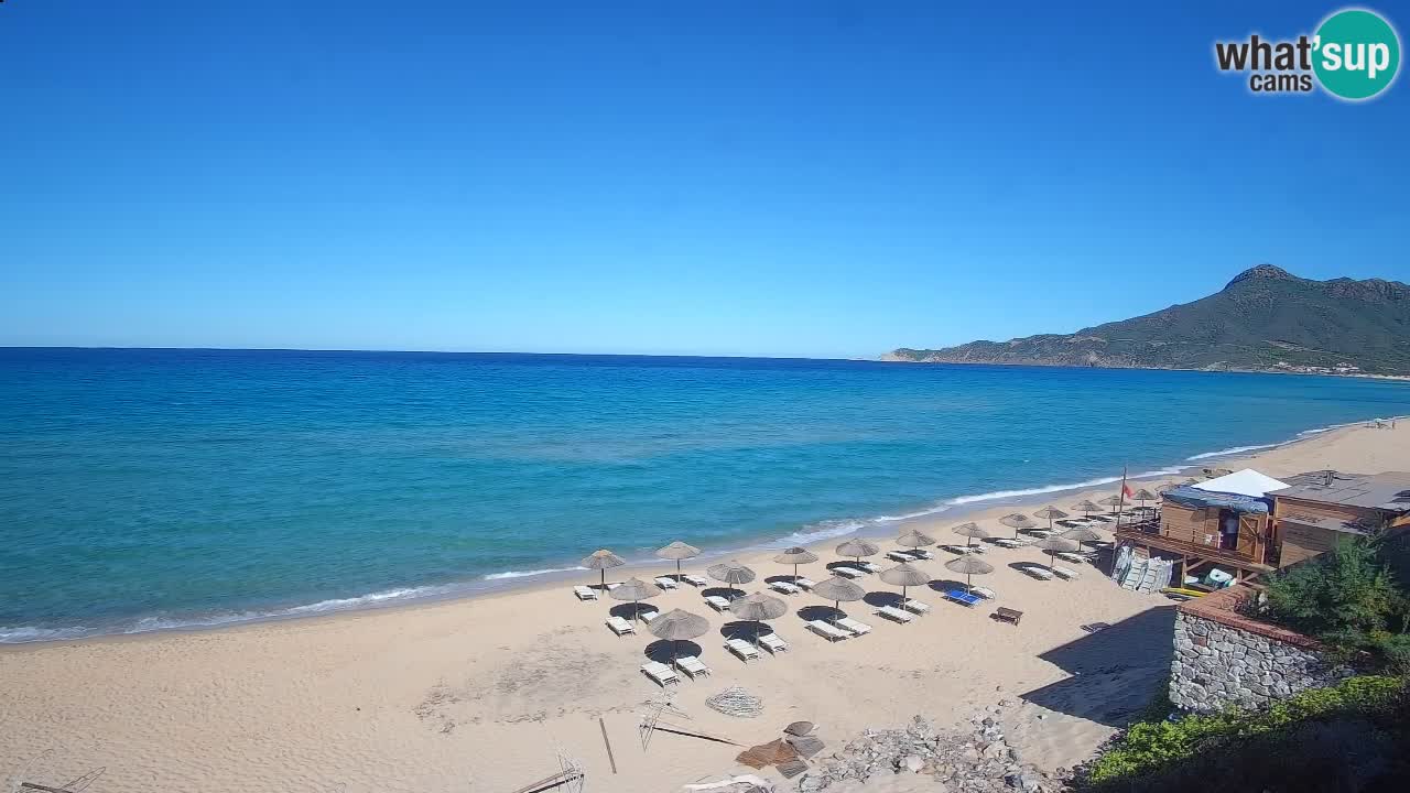 Spiaggia San Nicolò Buggerru webcam | Sardegna