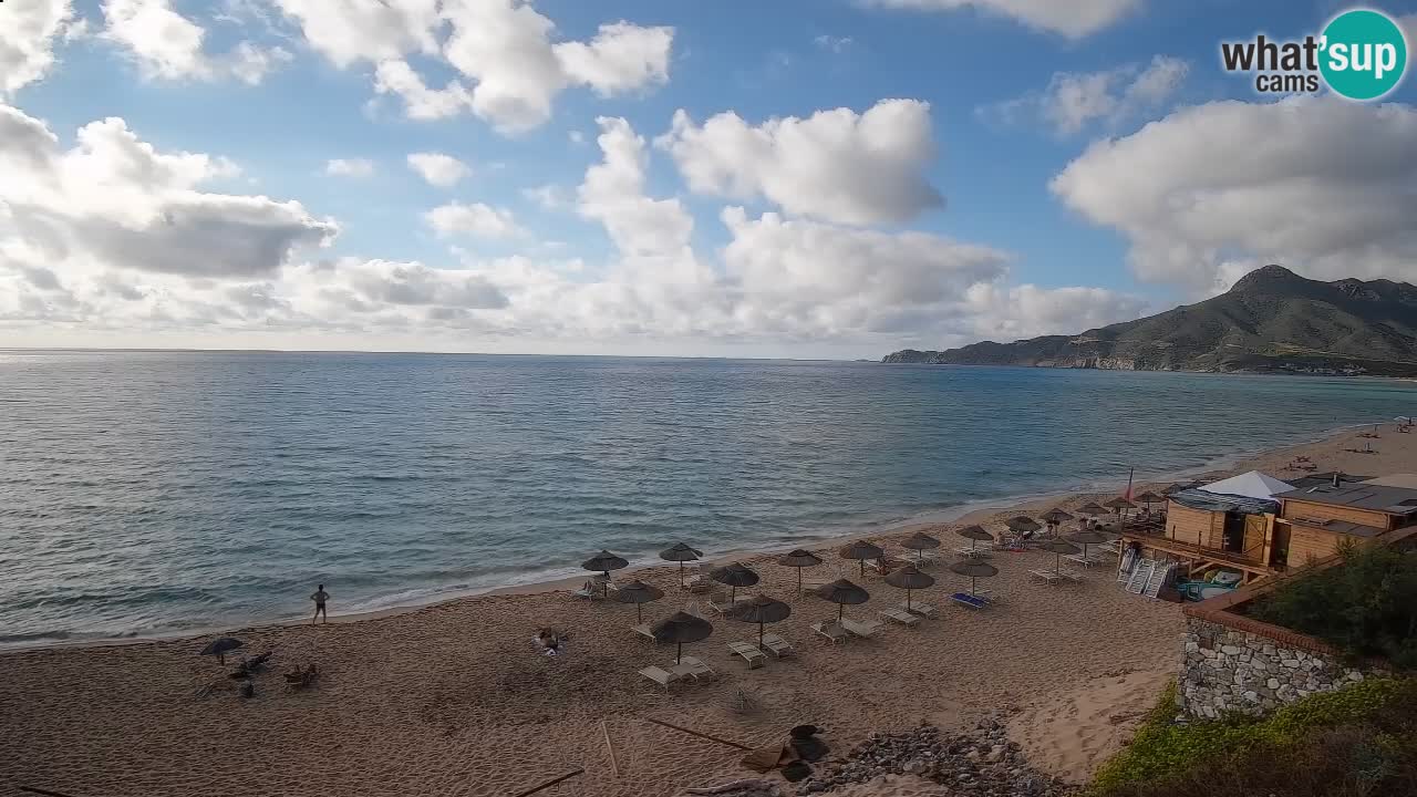 Spiaggia San Nicolò Buggerru webcam | Sardegna