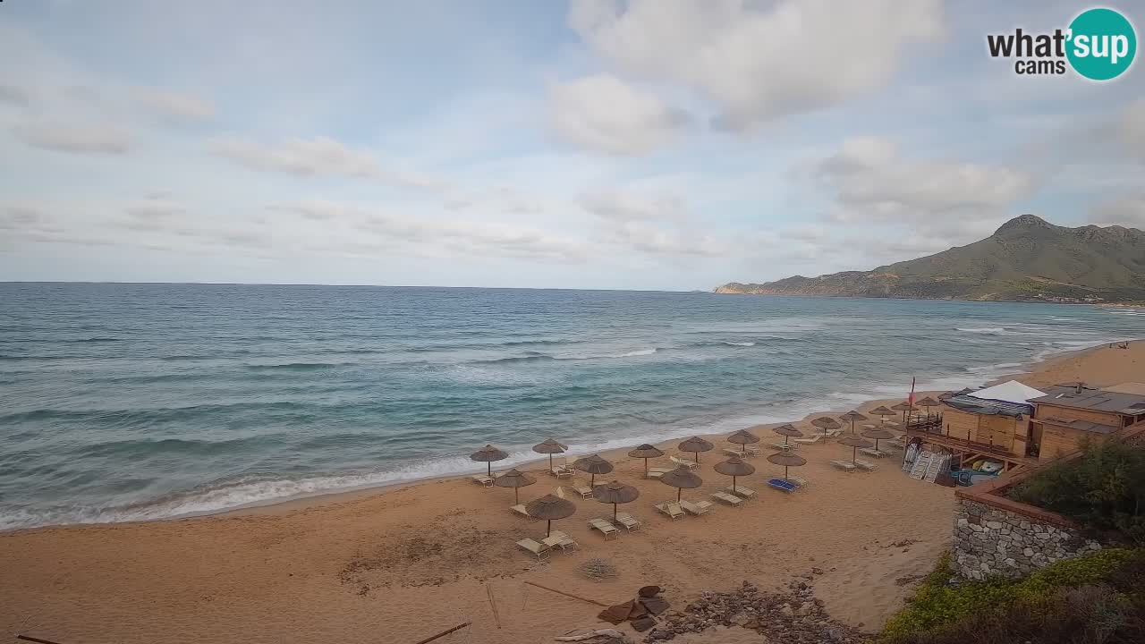 Spiaggia San Nicolò Buggerru webcam | Sardegna