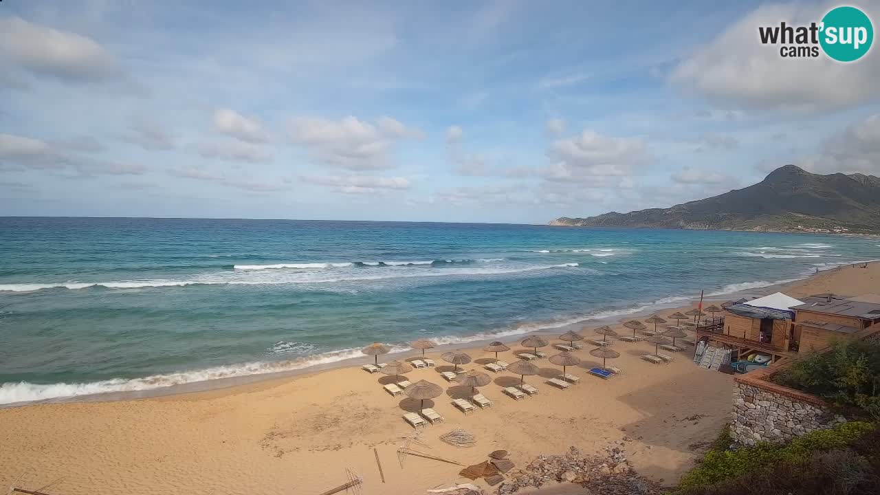 Spiaggia San Nicolò Buggerru webcam | Sardegna