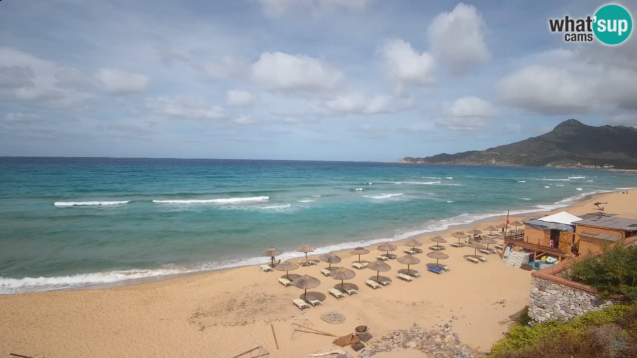 Spiaggia San Nicolò Buggerru webcam | Sardegna