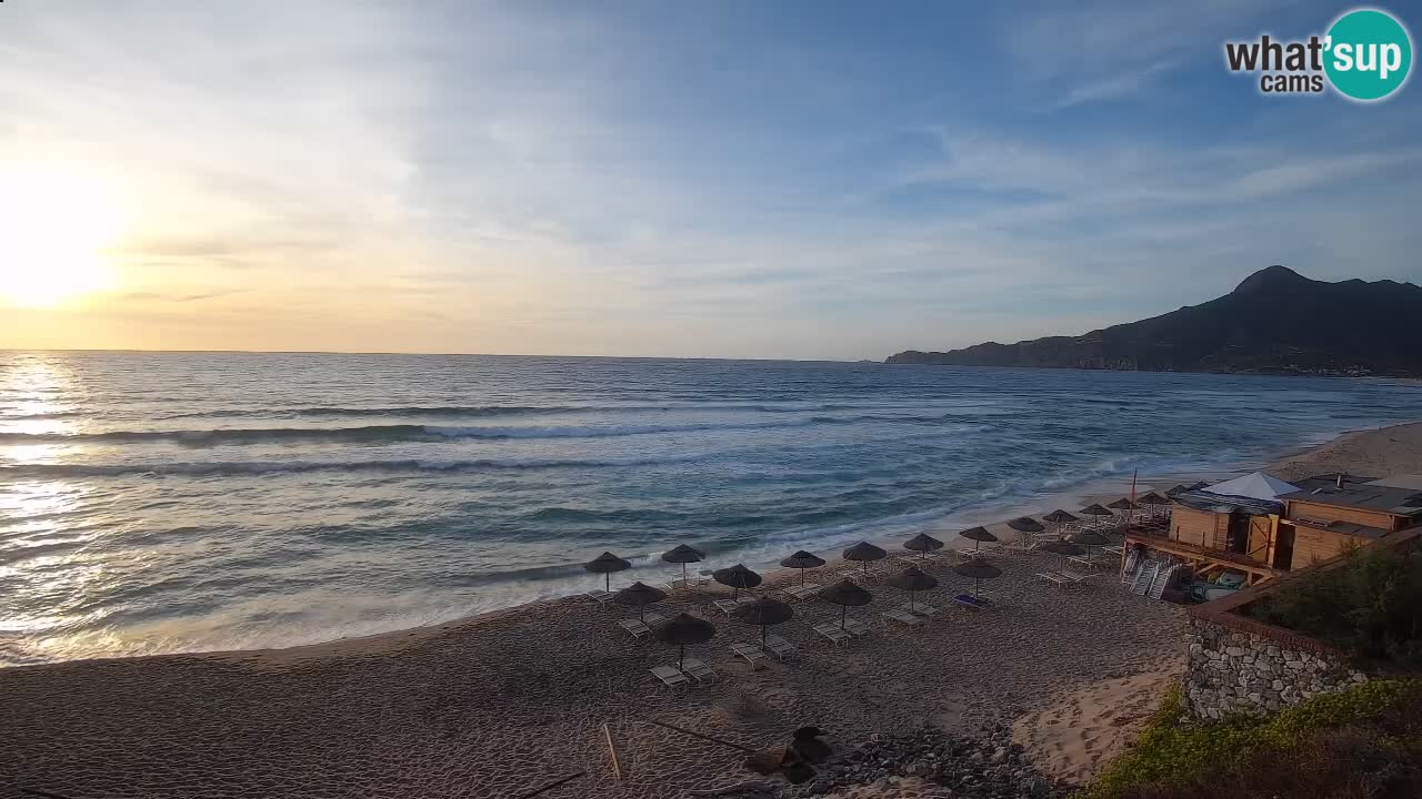 Spiaggia San Nicolò Buggerru webcam | Sardegna