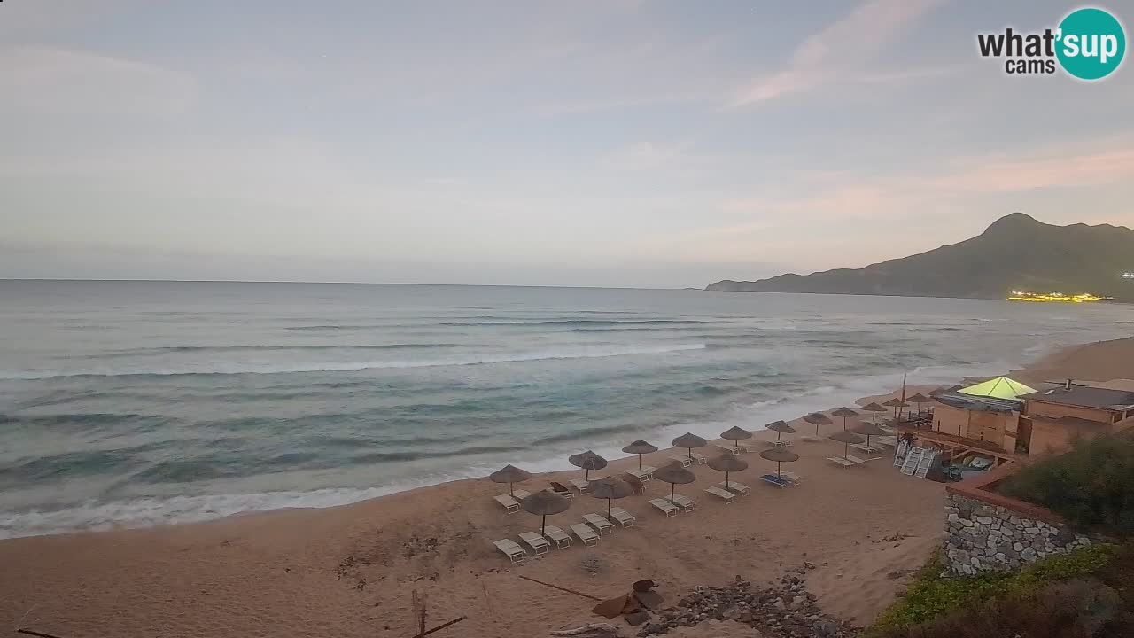 Spiaggia San Nicolò Buggerru webcam | Sardegna