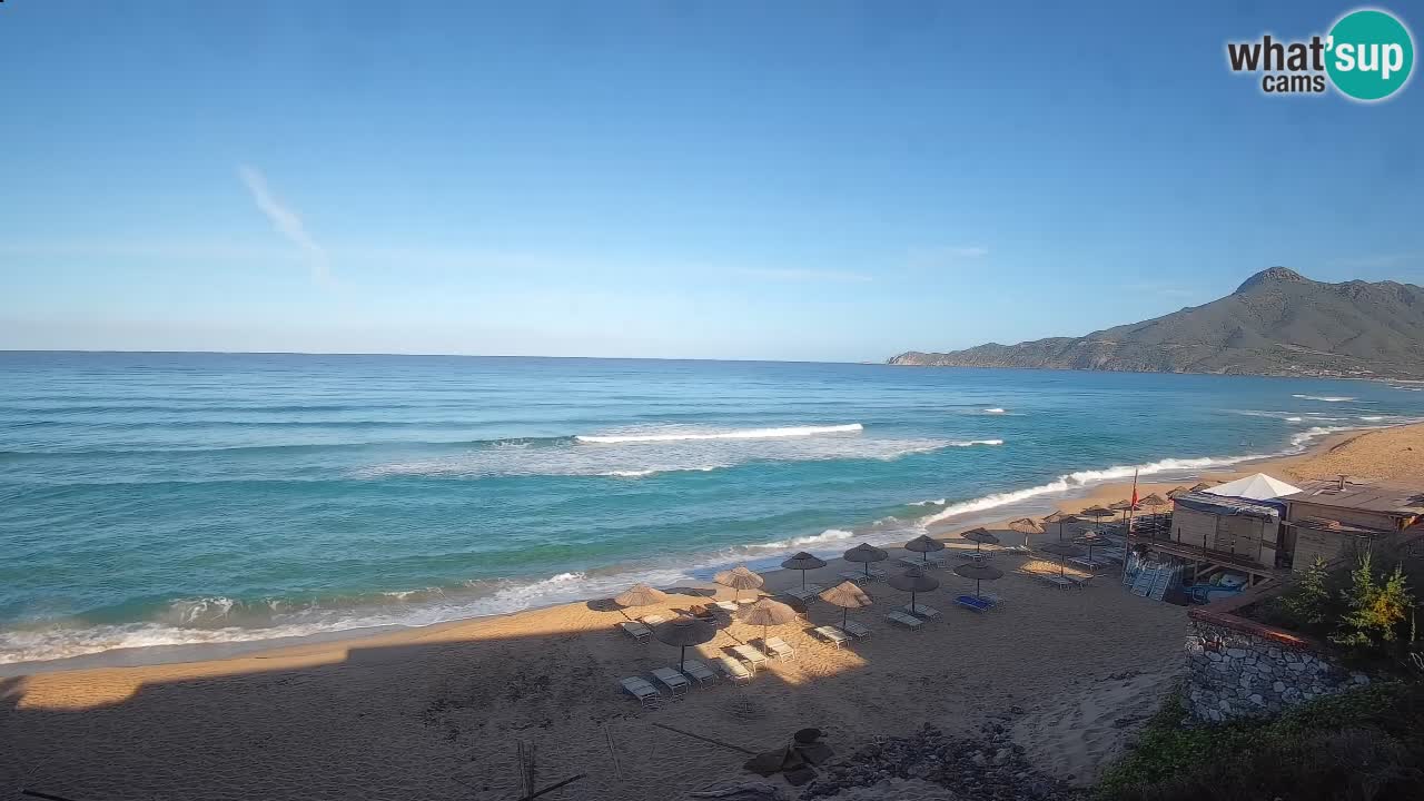 Spiaggia San Nicolò Buggerru webcam | Sardegna