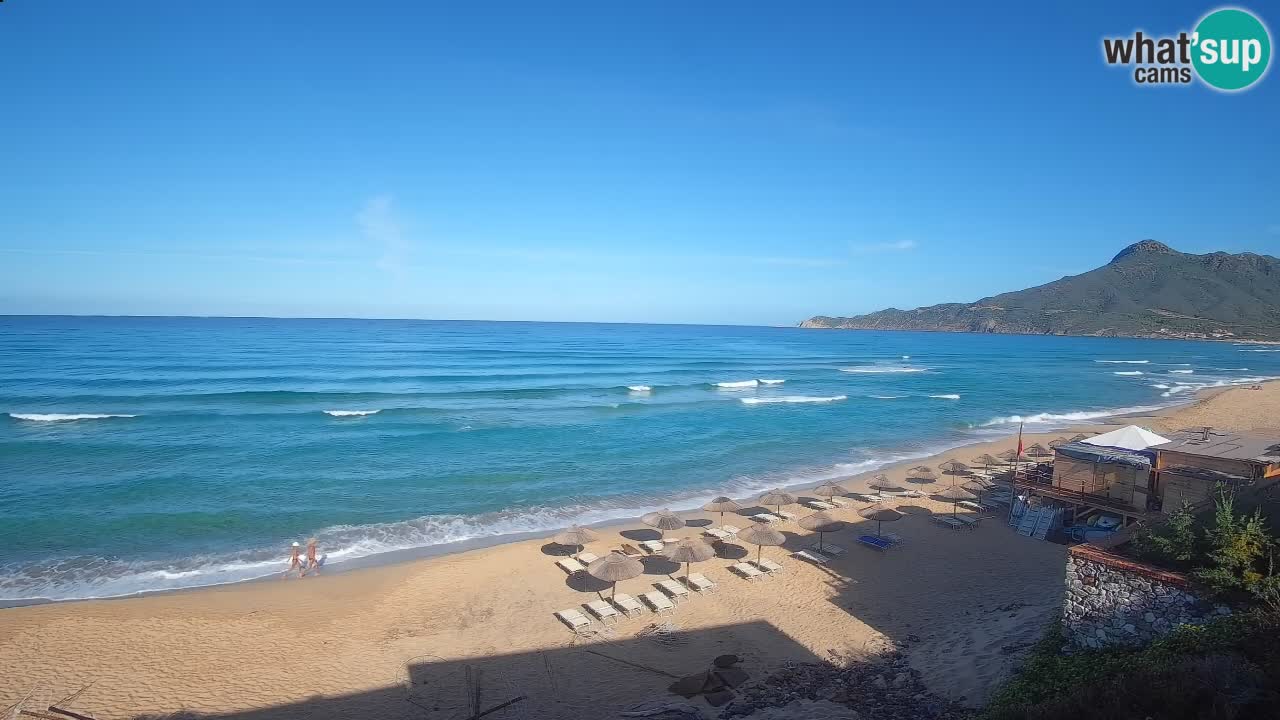 Spiaggia San Nicolò Buggerru webcam | Sardegna