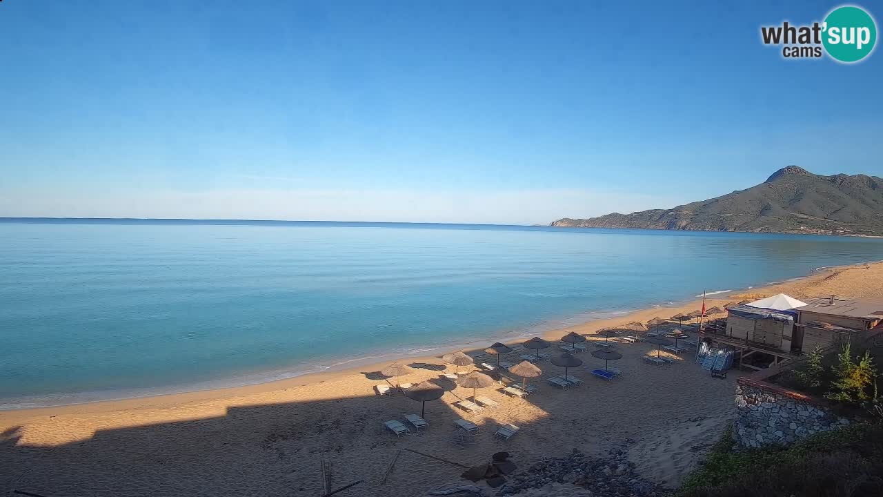 Spiaggia San Nicolò Buggerru webcam | Sardegna