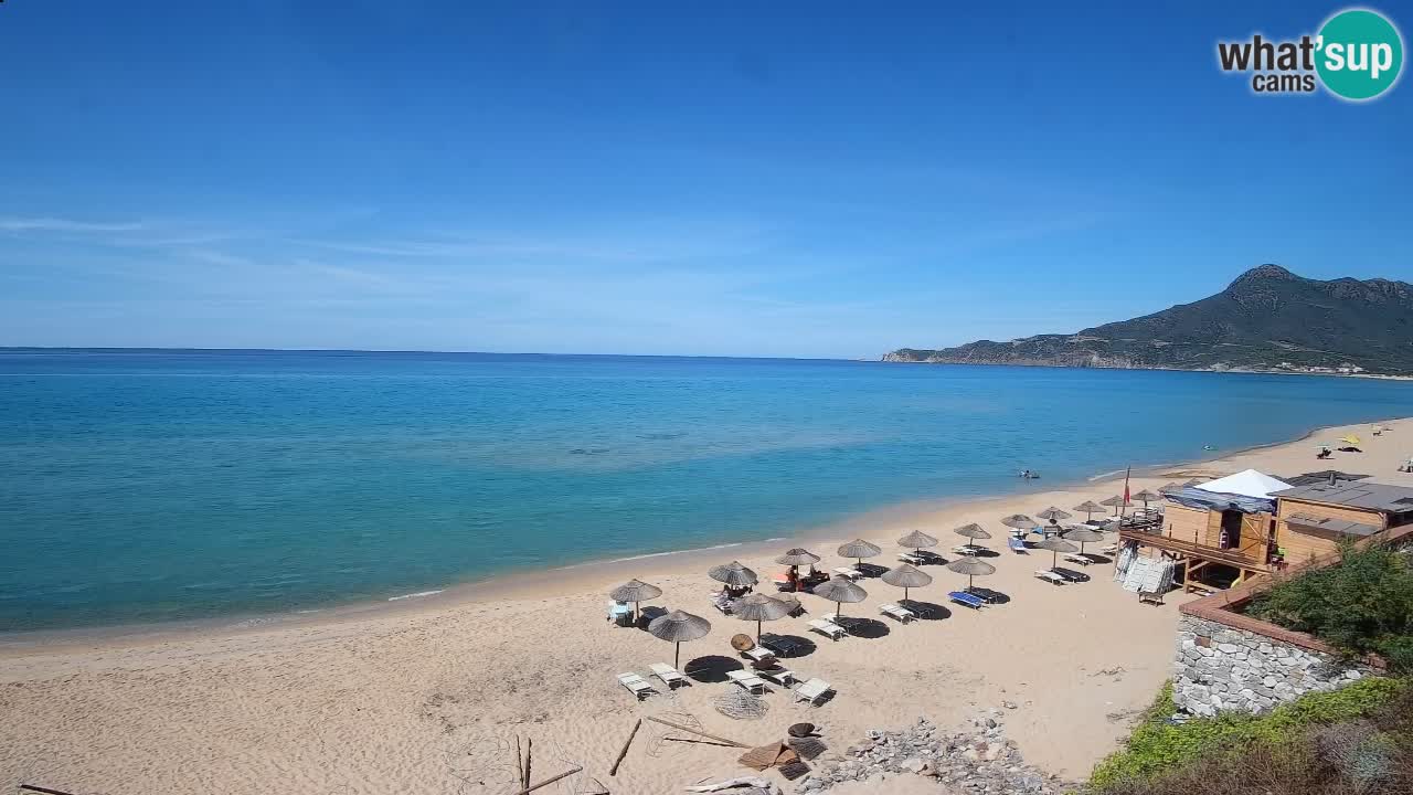 Web kamera Sardinija | Buggerru plaža San Nicolò