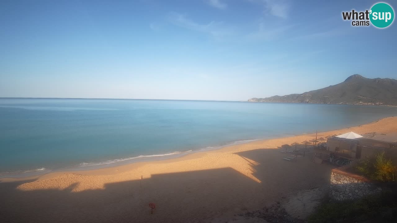 Spiaggia San Nicolò Buggerru webcam | Sardegna