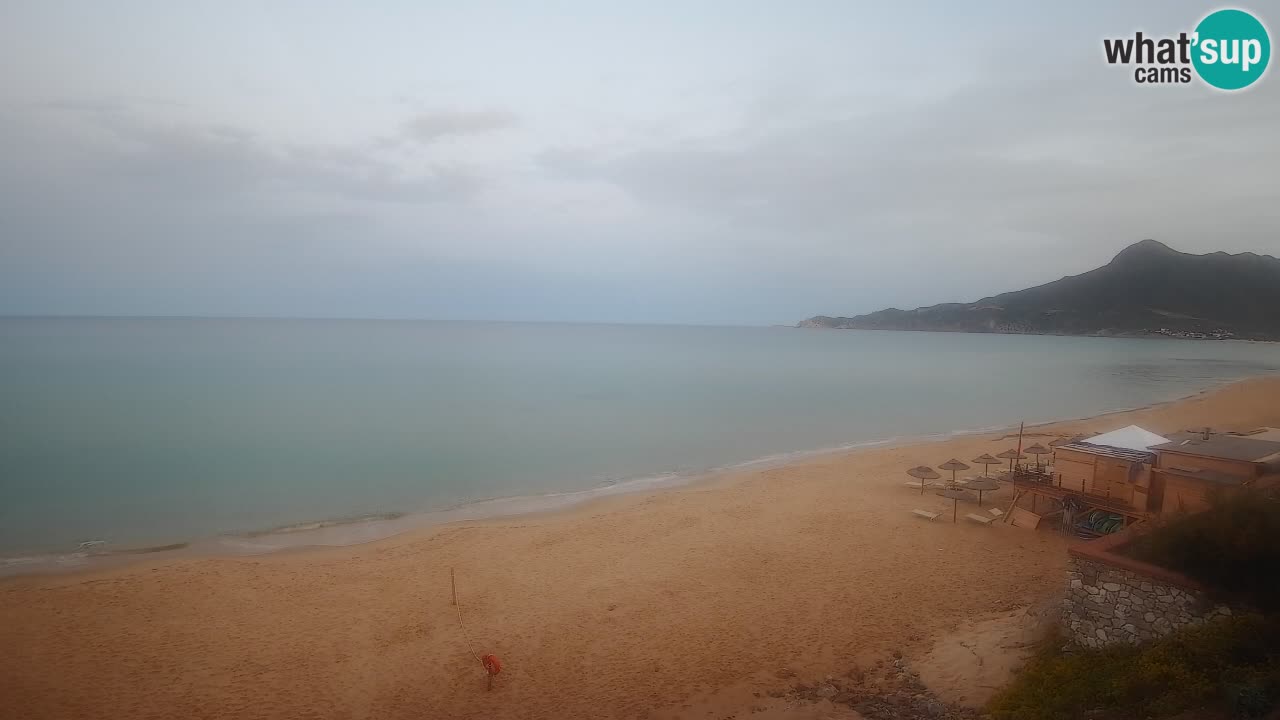 Spiaggia San Nicolò Buggerru webcam | Sardegna