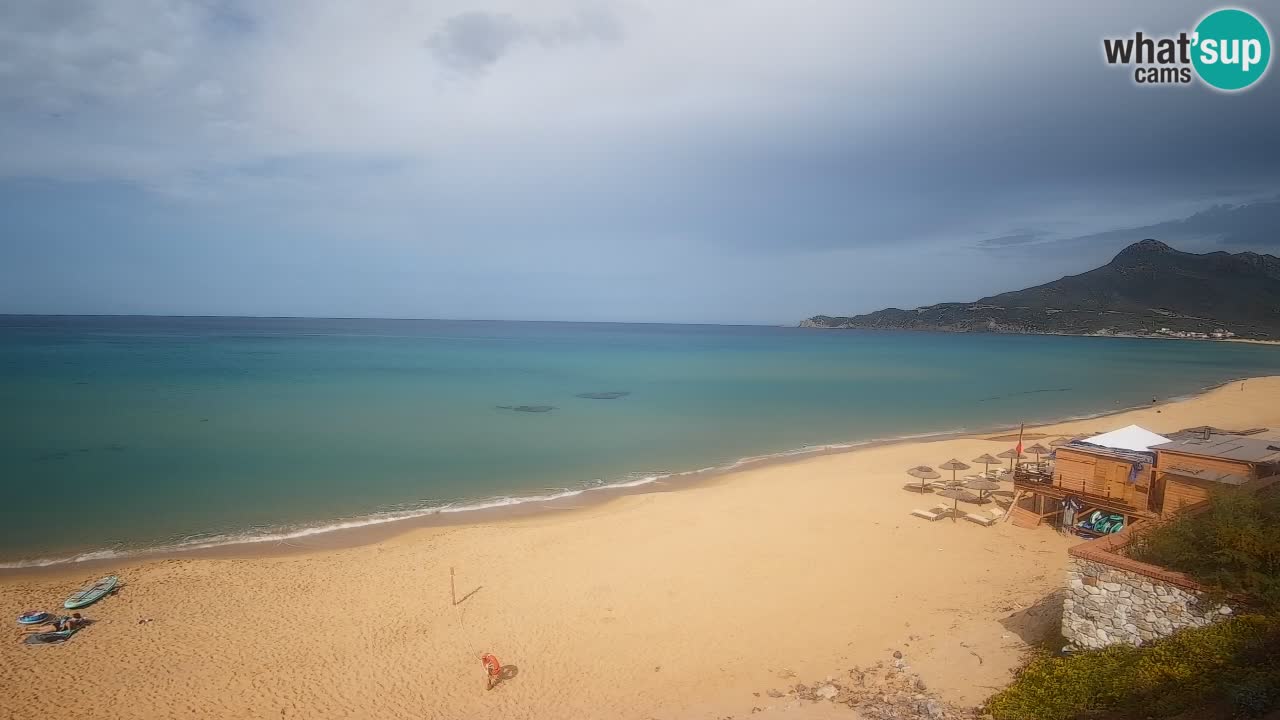 Spiaggia San Nicolò Buggerru webcam | Sardegna