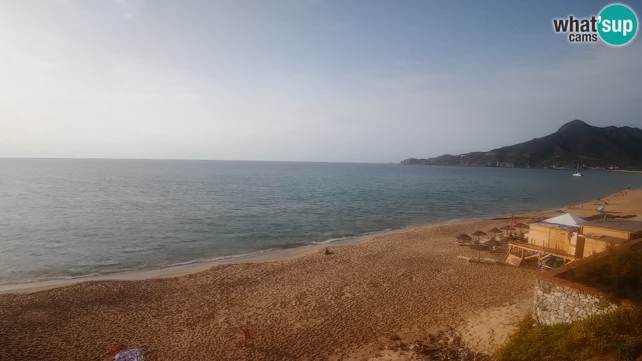 Spiaggia San Nicolò Buggerru webcam | Sardegna