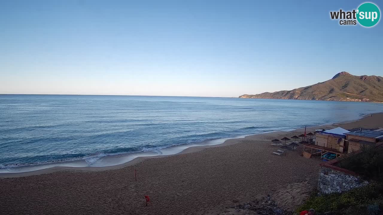 Spiaggia San Nicolò Buggerru webcam | Sardegna