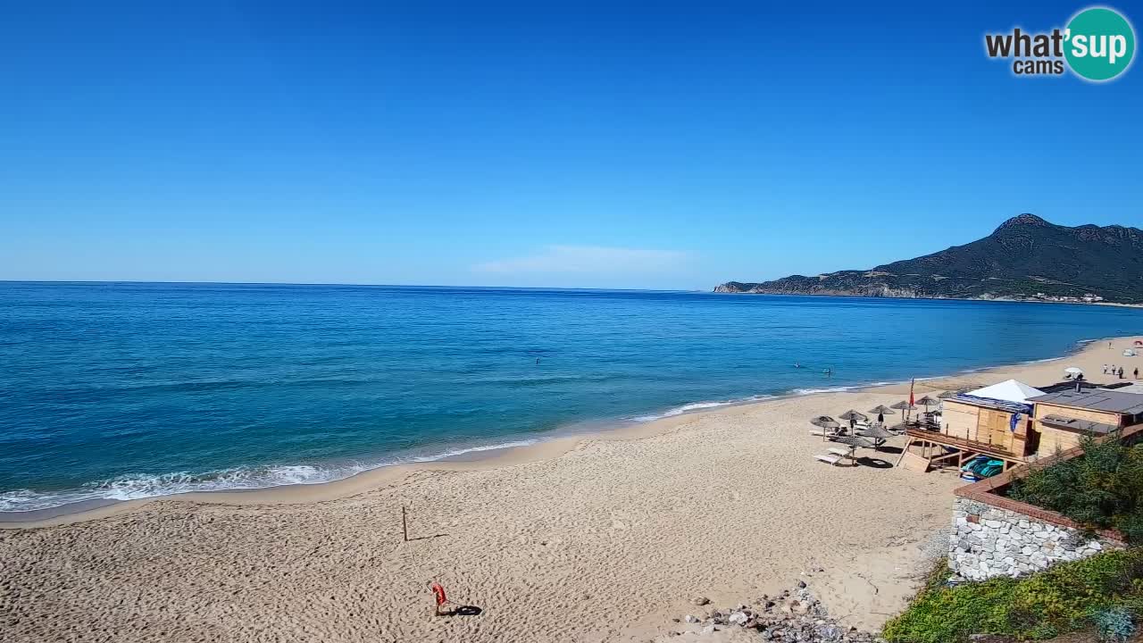 Spiaggia San Nicolò Buggerru webcam | Sardegna