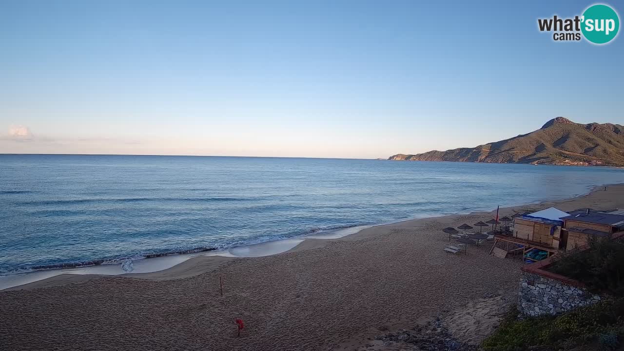 Spiaggia San Nicolò Buggerru webcam | Sardegna